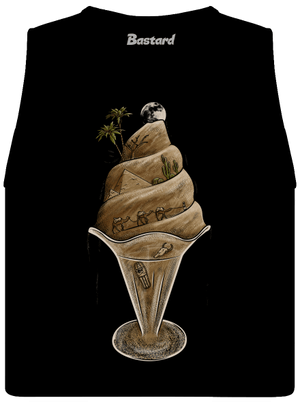 De(s)ert dámske tielko voľné Black