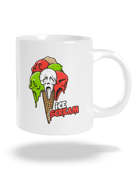 Ice Scream veľký hrnček White