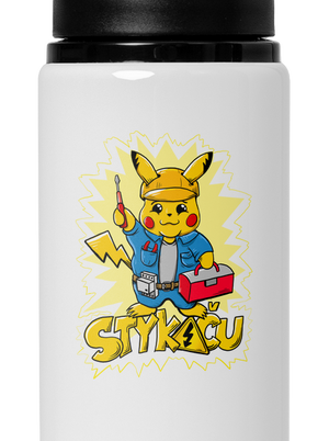 Stykaču flaša na vodu White