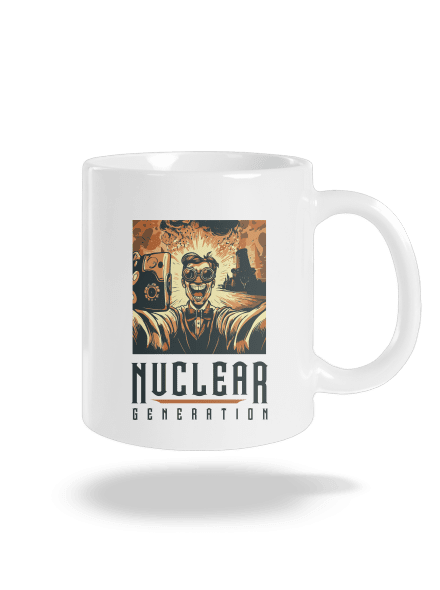 Nuclear generation klasický hrnček White
