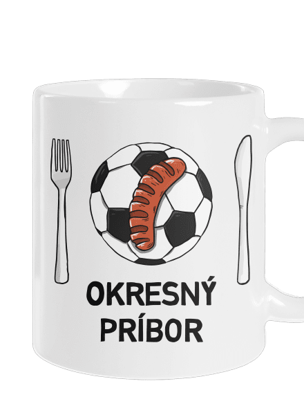 Okresný príbor klasický hrnček White