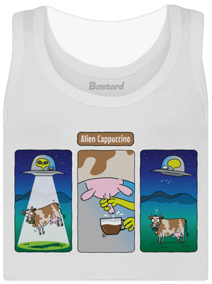 Alien Cappuccino dámske tielko klasické White