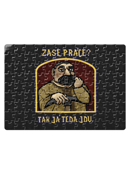 Zase práce? puzzle White