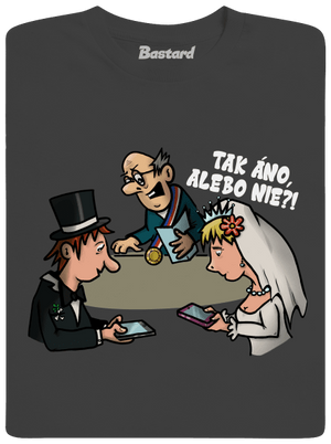 Svadobný obrad pánske dlhý rukáv Dark Grey