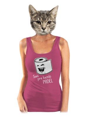 Prdel dámske tielko klasické Magenta