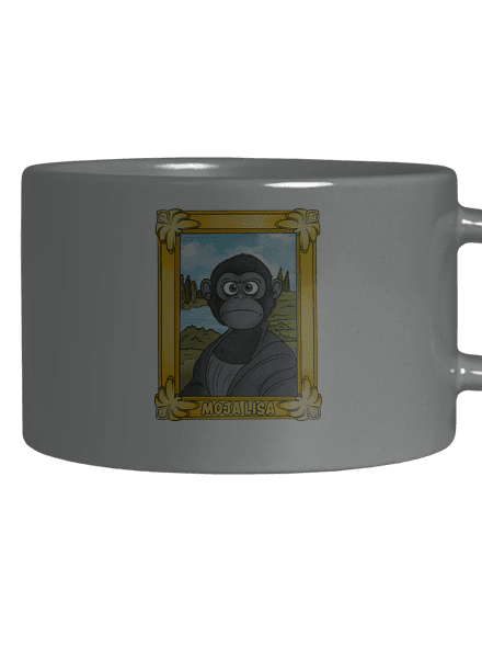 Moja Lisa hrnček makronka Grey Macaron