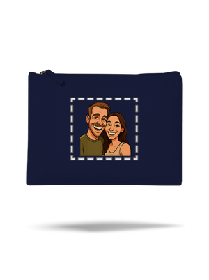 Karikatúra z vlastnej fotky taštička French Navy