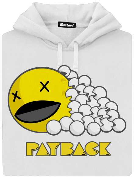 Payback dámska mikina klokanka White