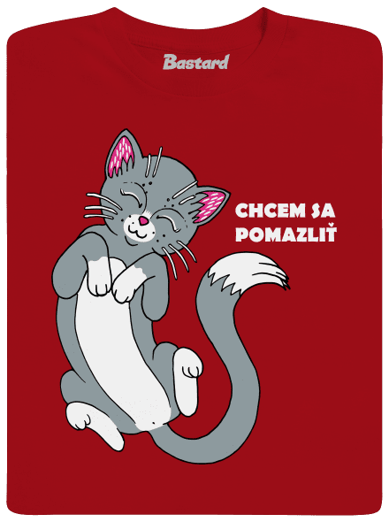 Chcem sa pomazliť detské tričko Red