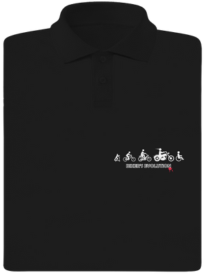 Biker’s Evolution pánska polokošeľa Black