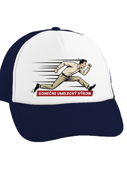 Umelecký výkon šiltovka truckerka French Navy cap