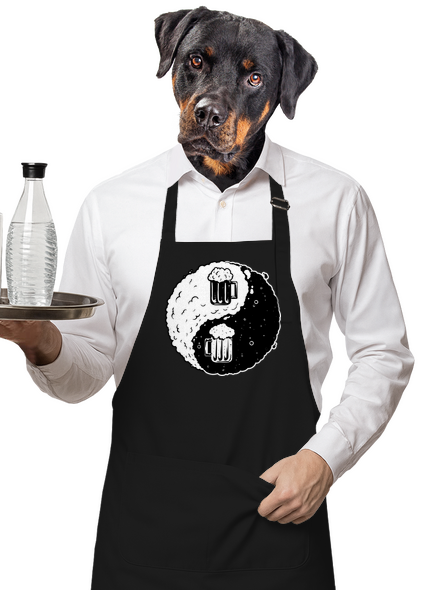 Jin Jang pivo zástera Black