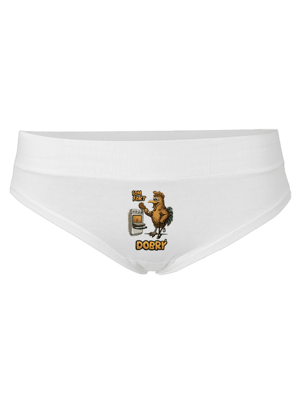 Som dobrý dámske nohavičky White