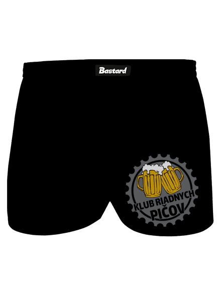 Klub riadnych pičov pánske trenky Black