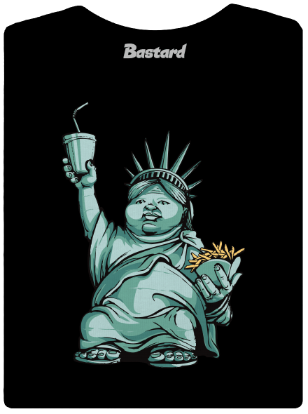 Americký idol dámske tričko prémium Black