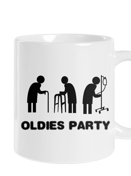 Oldies party klasický hrnček White