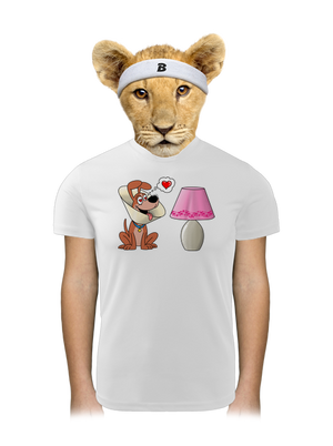 Zamilovaný pes detské športové tričko White