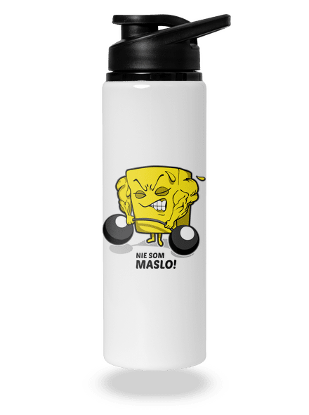 Nie som maslo flaša na vodu White