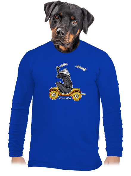 Votrelníček pánske dlhý rukáv Royal Blue