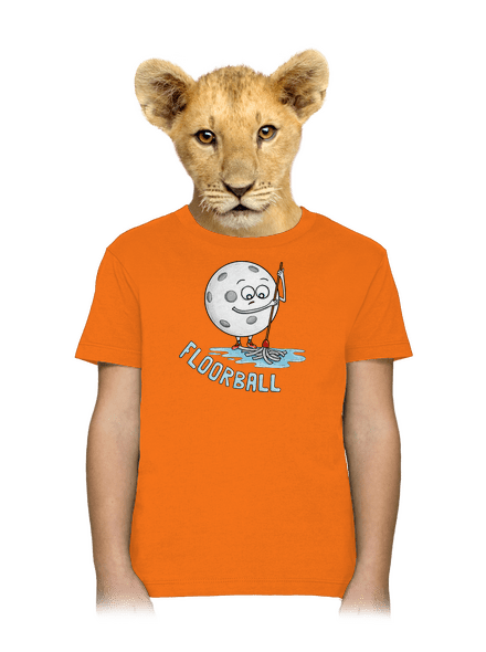 Floorball detské tričko Orange