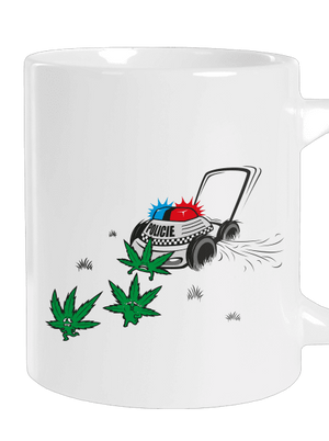 Ganja kríza veľký hrnček White