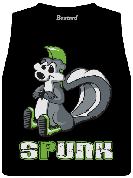 Spunk dámske tielko voľné Black