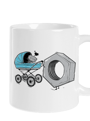 Správna matka klasický hrnček White