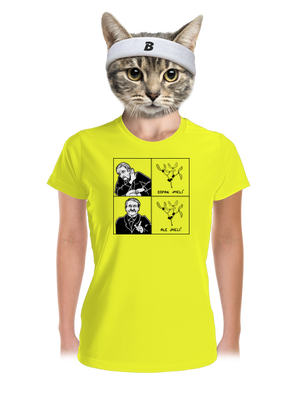 Cimrman: Copak jmelí dámske športové tričko Neon Yellow