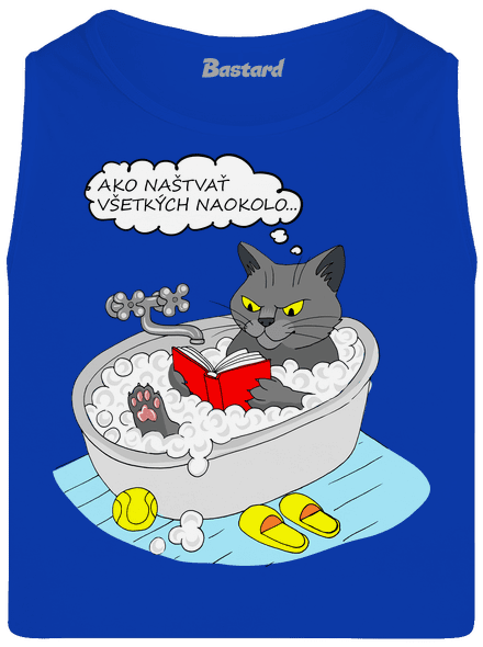 Ako všetkých naštvať pánske tielko Royal Blue