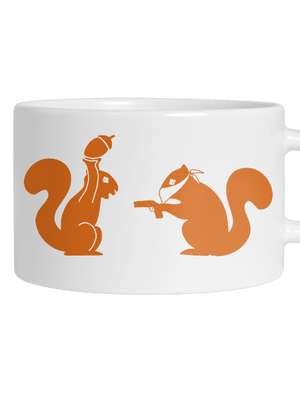 Veveričky hrnček makronka White