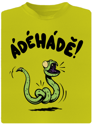 Ádéhádě detské športové tričko Neon Yellow