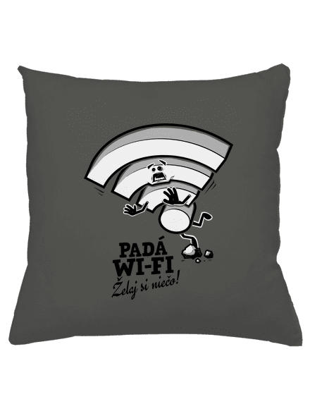 Padá wi-fi vankúš Gray Pol