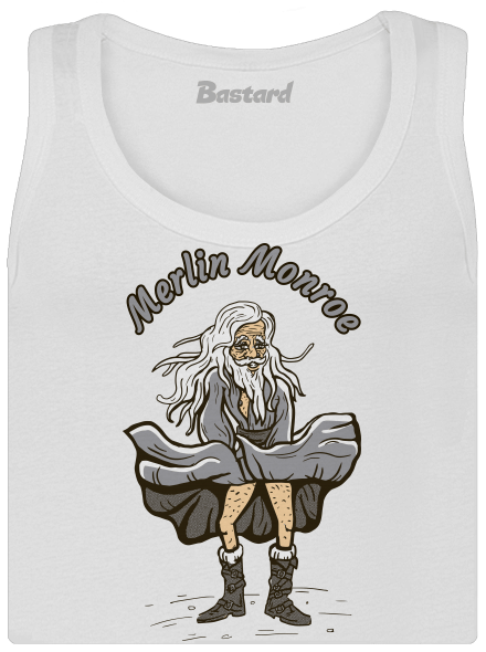 Merlin Monroe dámske tielko klasické White