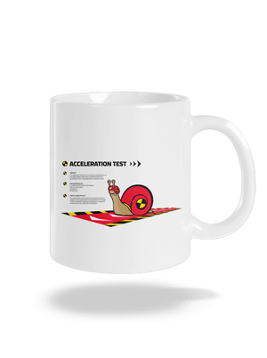 Snail test klasický hrnček White