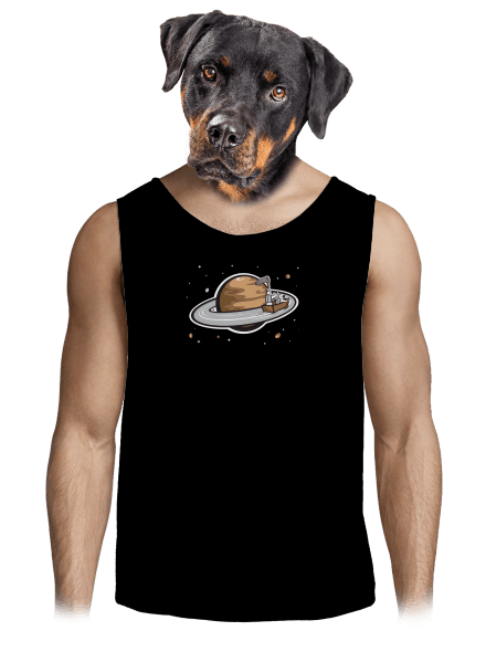 Mesačný zber pánske tielko Black