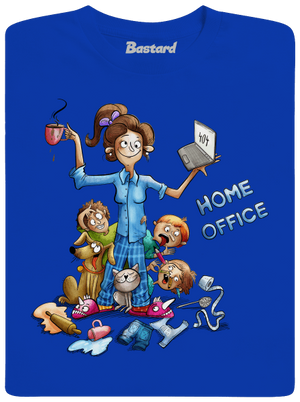 Mamičky home office pánske dlhý rukáv Royal Blue