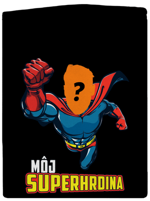 Môj superhrdina dámska mikina na zips Black