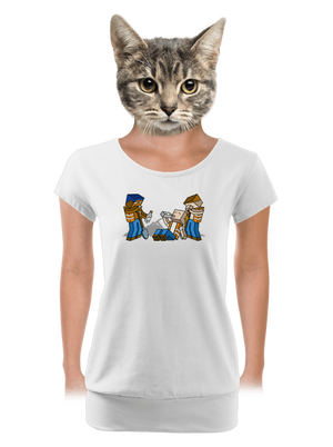 dámske tričko s lemom