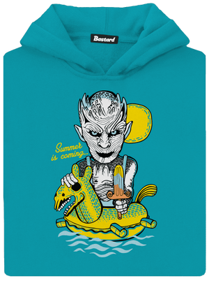 Summer is coming 2 detská mikina klokanka Hawaiian Blue