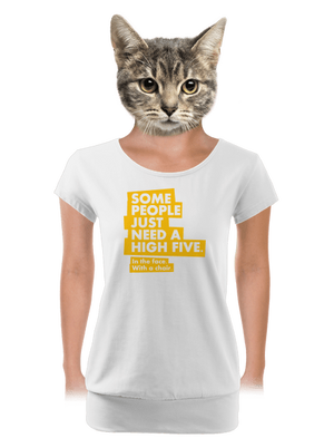 dámske tričko s lemom