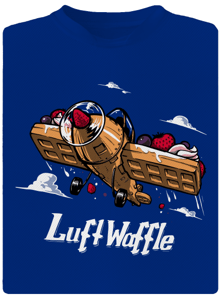 Luftwaffle pánske športové tričko Royal Blue Mal