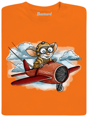 Tryskomyš detské tričko Orange