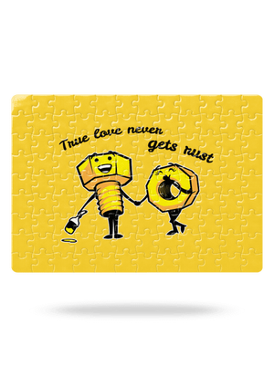 Pravá láska puzzle White