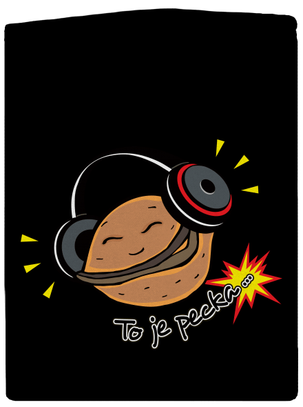 Pecka dámska mikina na zips Black