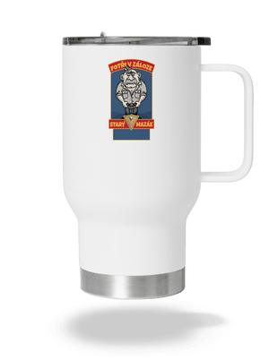 Starý mazák termohrnček White