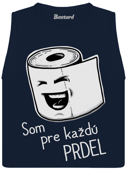 Prdel dámske tielko voľné Navy