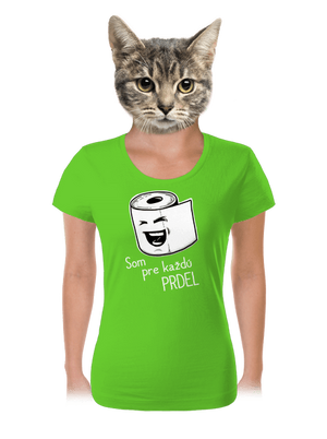 Prdel dámske tričko Apple Green