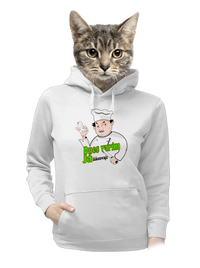 dámska mikina klokanka