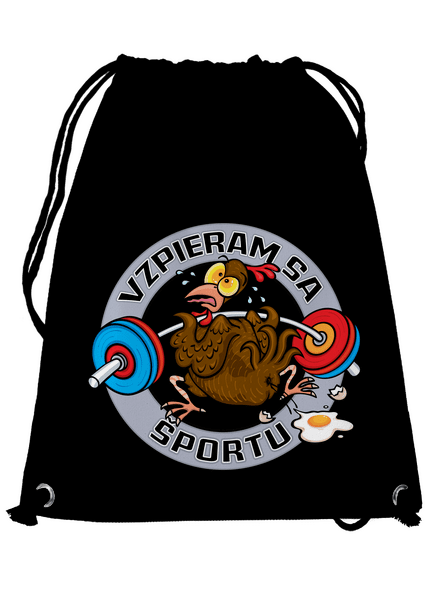 Vzpieram sa sportu vak Black