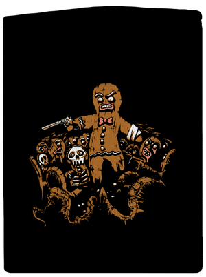 Perníková apokalypsa dámska mikina na zips Black